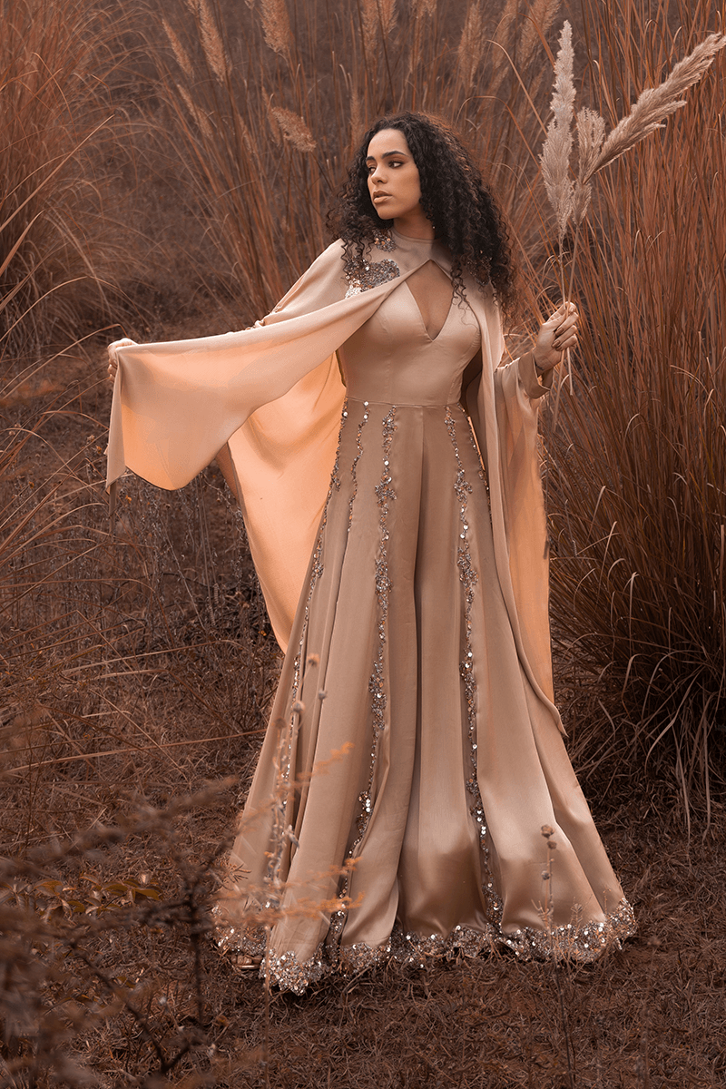 Jumpsuit with Cape