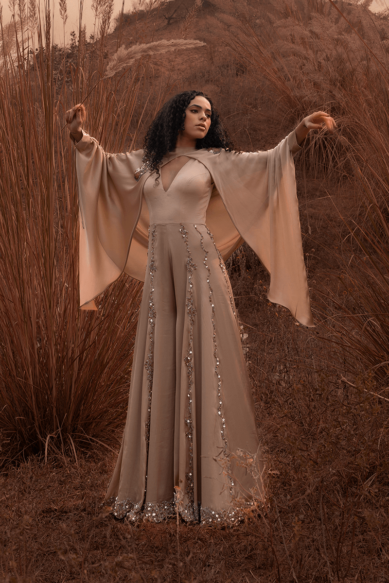 Jumpsuit with Cape