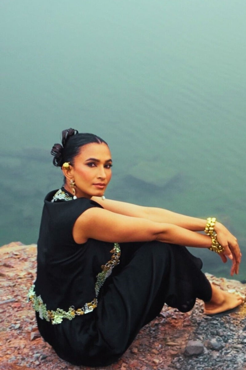 MIDNIGHT BLOOM CO-ORD SET