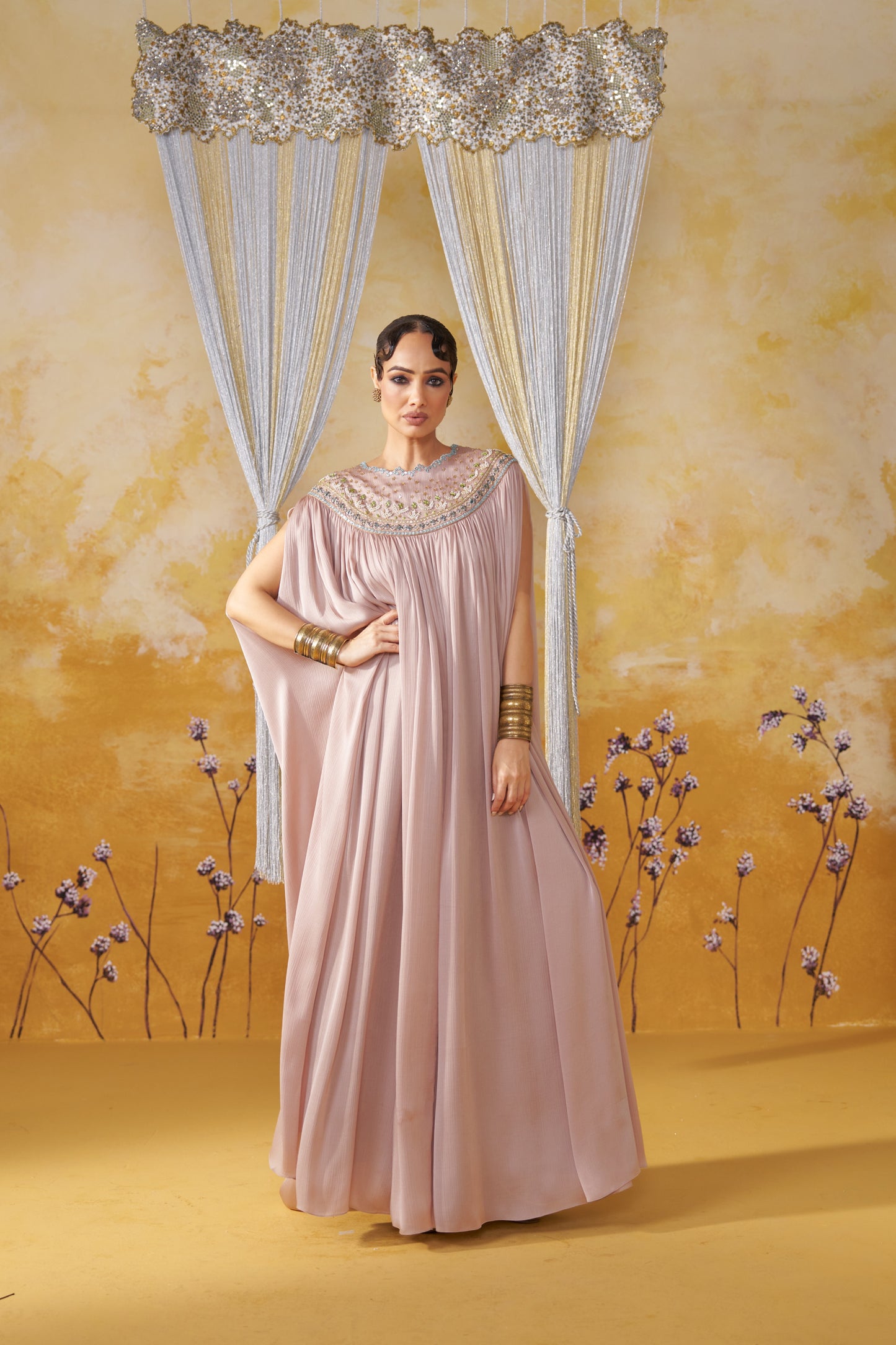 SHERYL BEIGE KAFTAN