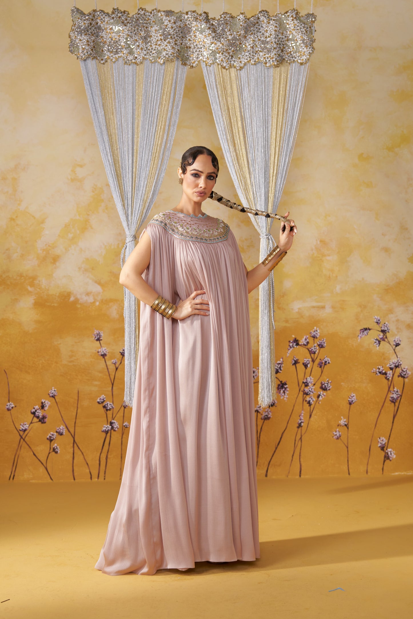 SHERYL BEIGE KAFTAN