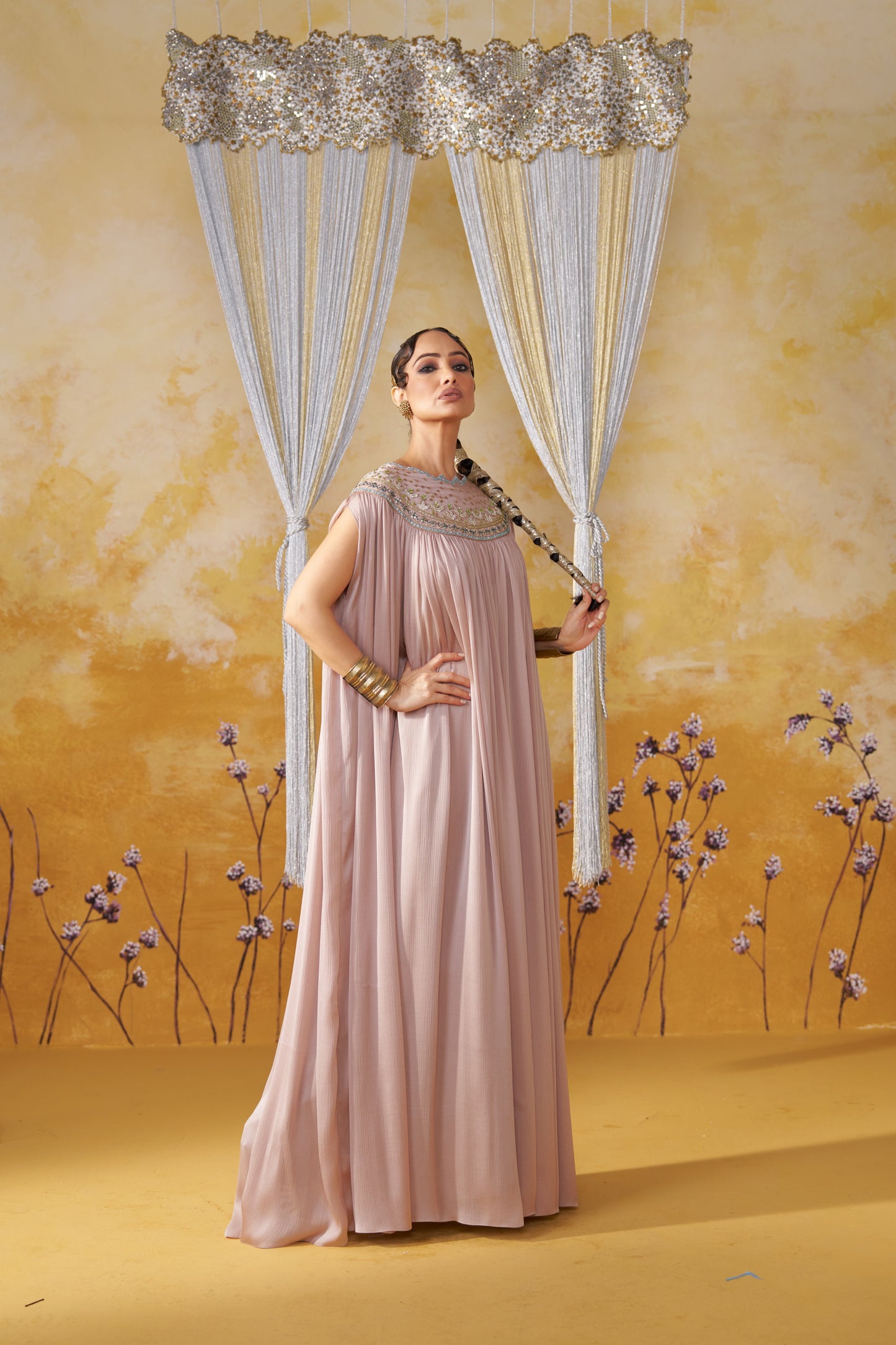 SHERYL BEIGE KAFTAN