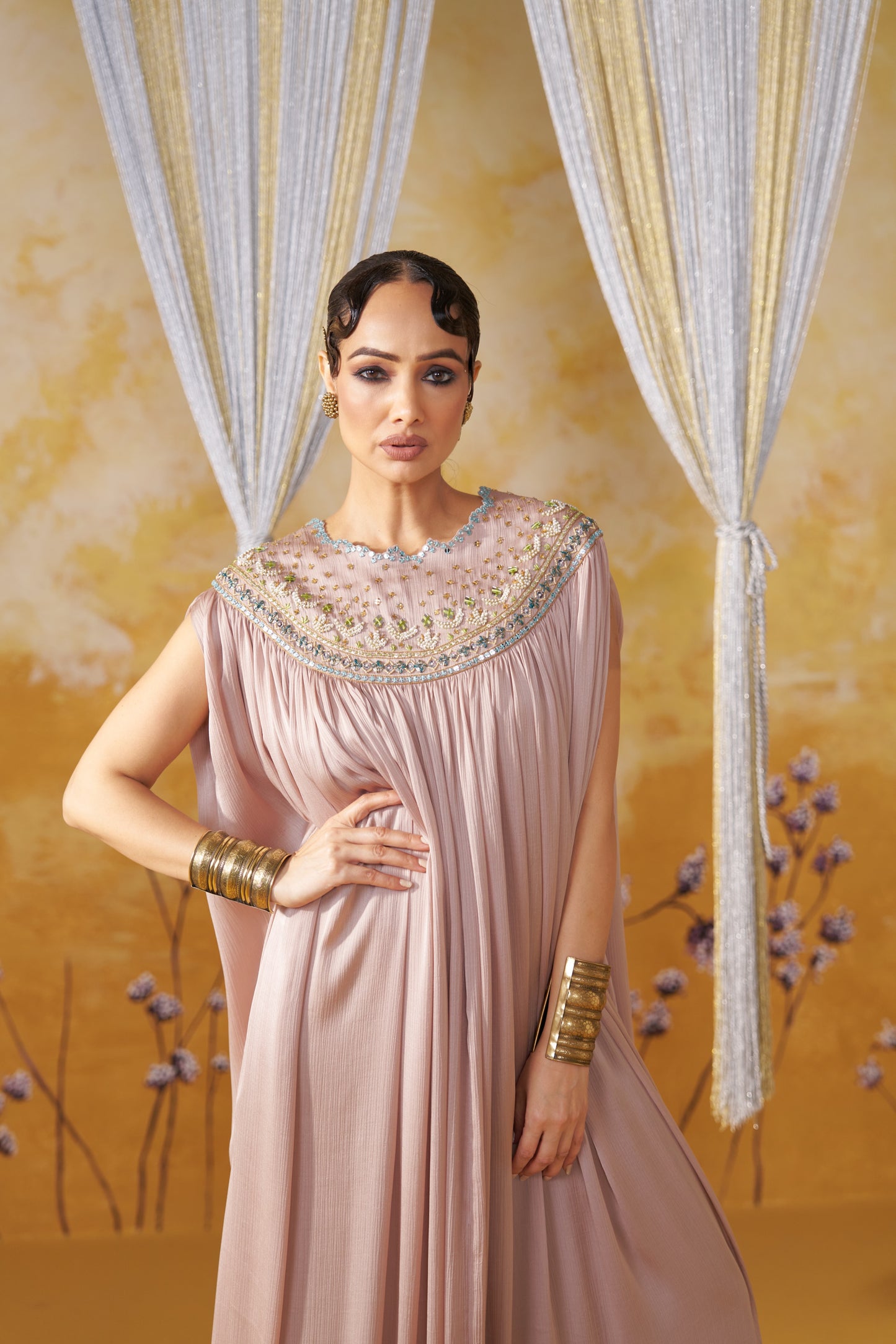 SHERYL BEIGE KAFTAN
