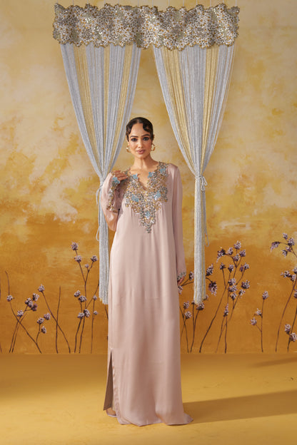 BEIGE ENIGMA KAFTAN
