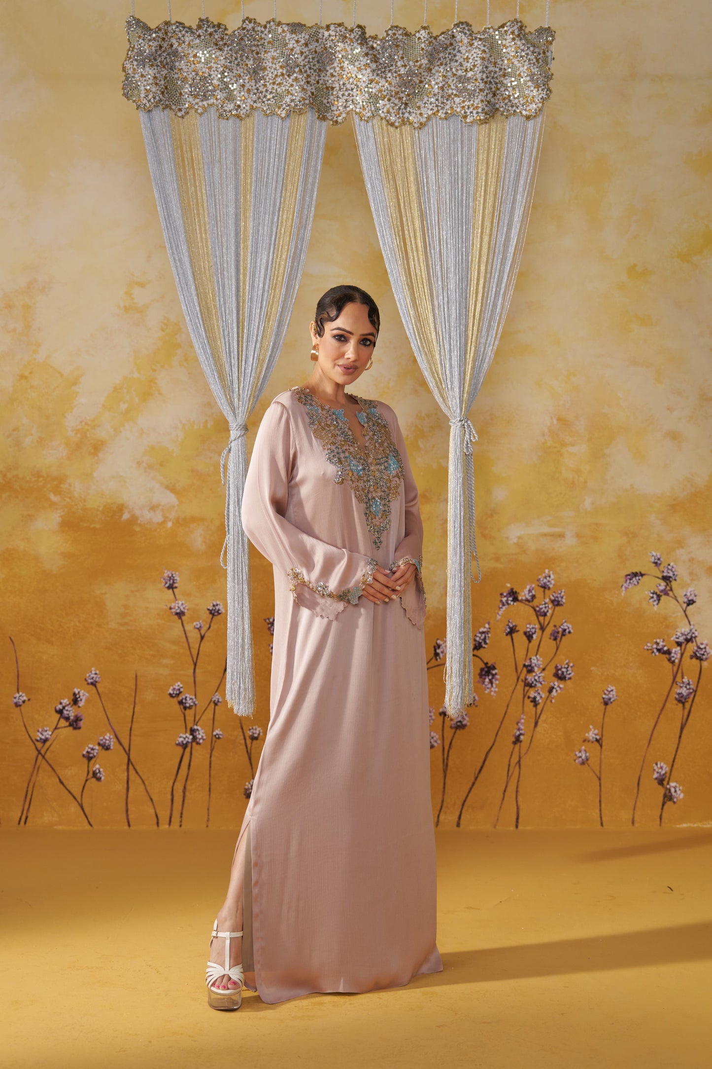 BEIGE ENIGMA KAFTAN