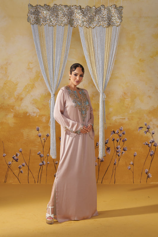 BEIGE ENIGMA KAFTAN