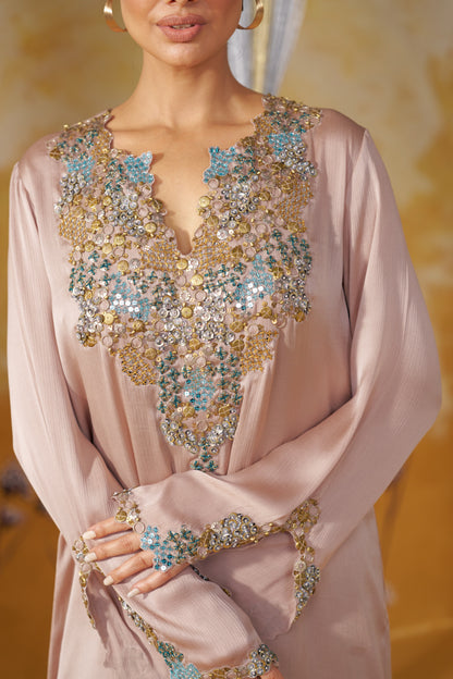BEIGE ENIGMA KAFTAN