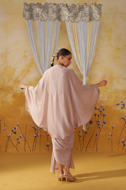 DAMASK DRAPED KAFTAN