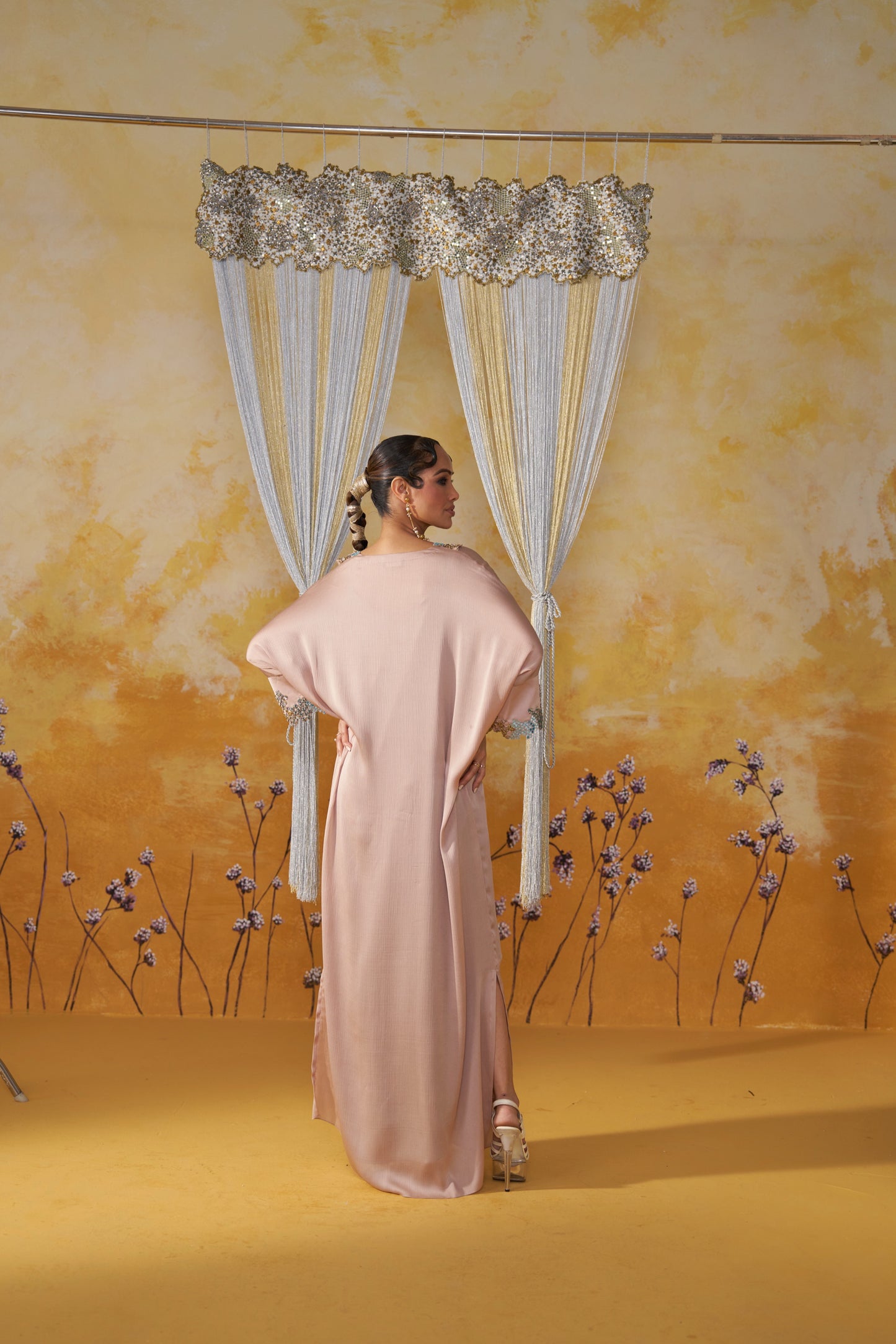 LIVID DRAPED KAFTAN