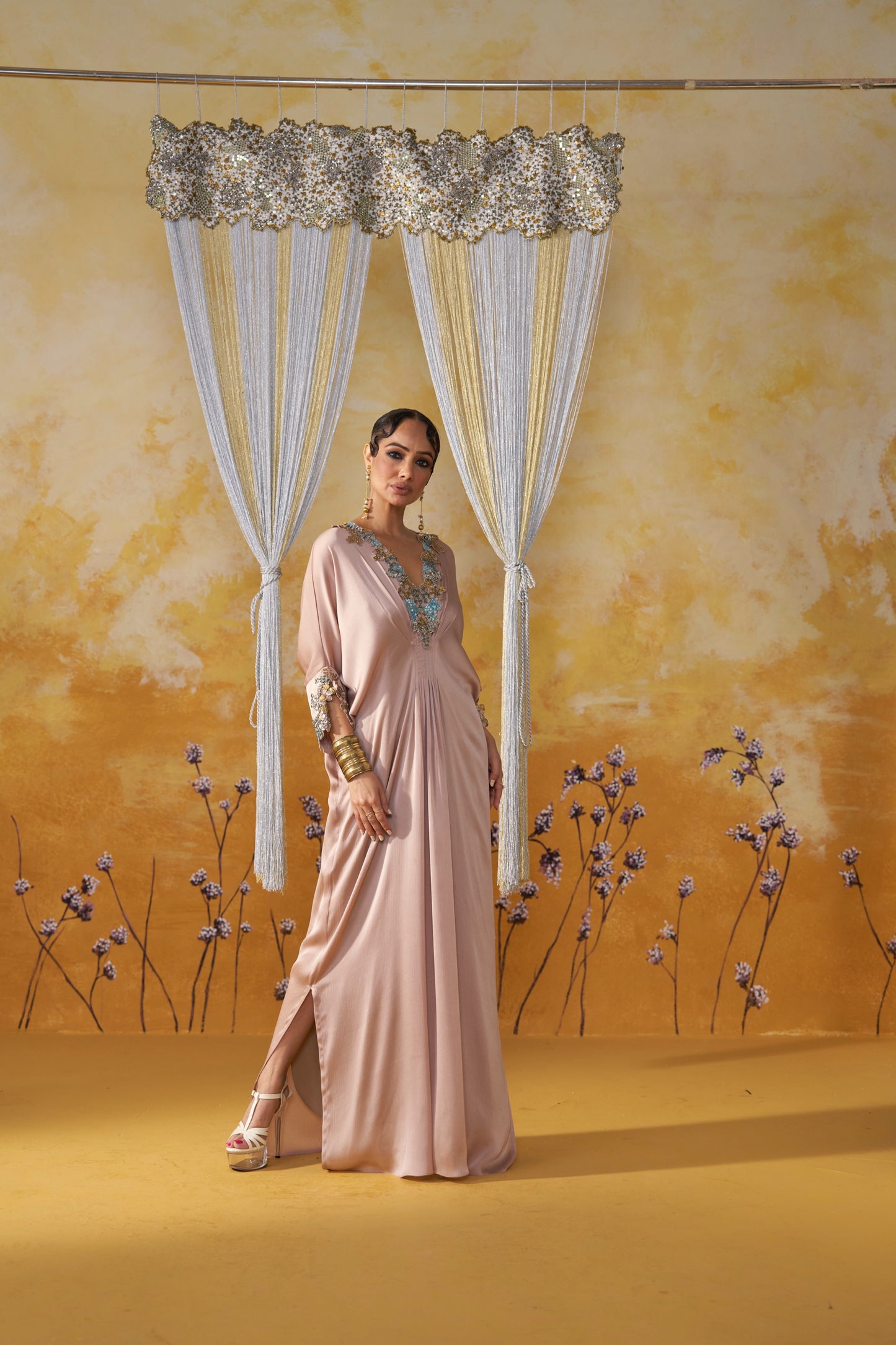 LIVID DRAPED KAFTAN