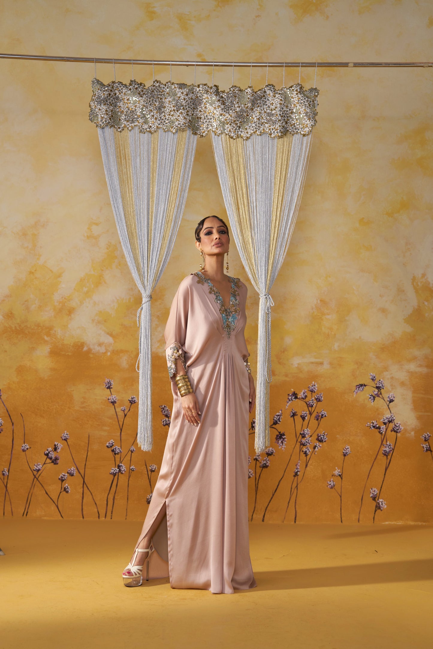 LIVID DRAPED KAFTAN