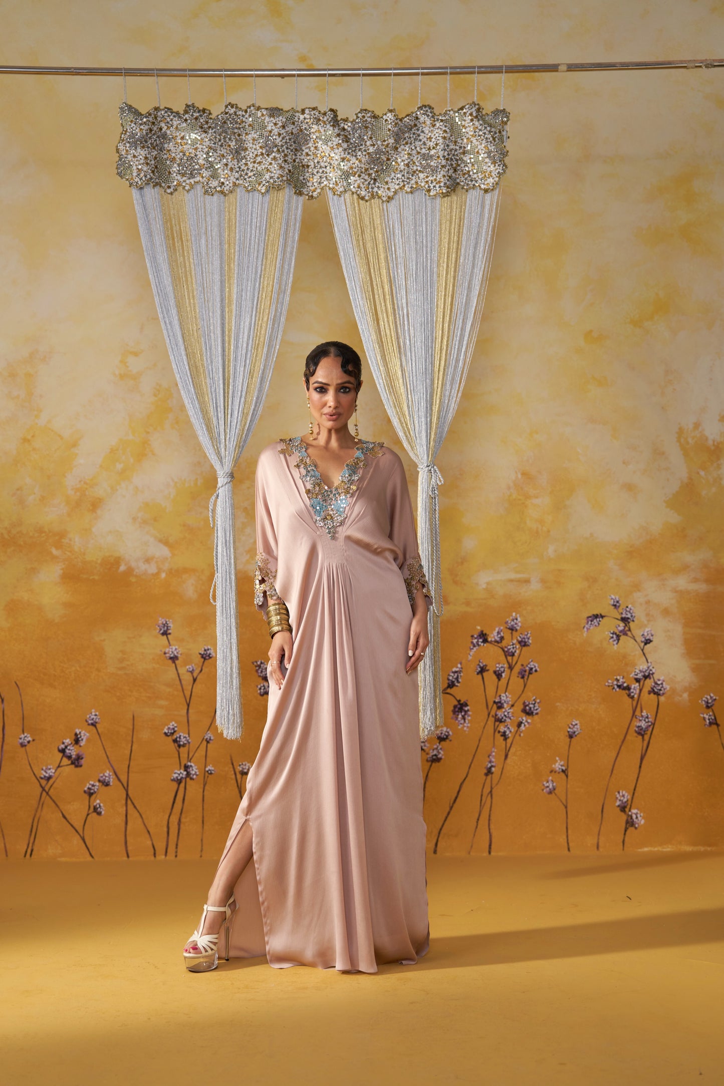 LIVID DRAPED KAFTAN