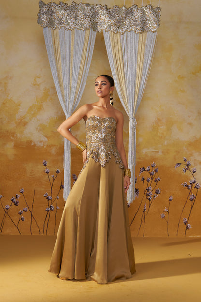 DIJAN GOLD JUMPSUIT