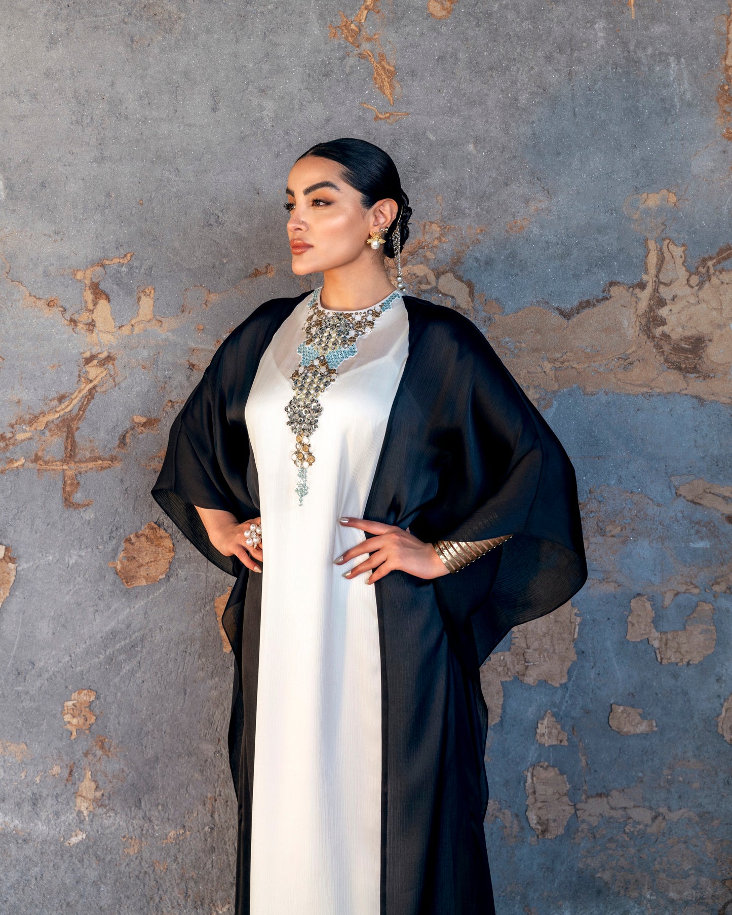 SNOWY WISHPER KAFTAN