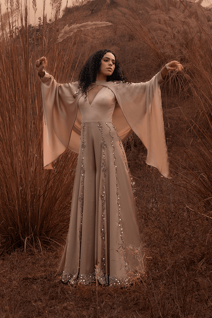 Jumpsuit with Cape